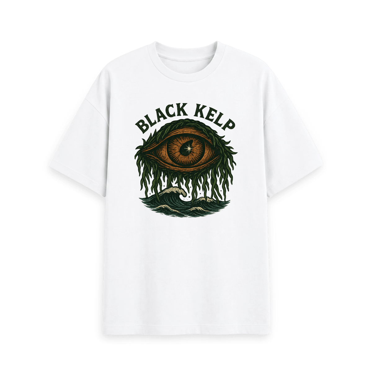 White Printed T-shirt Front