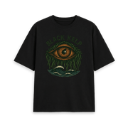 Black Printed T-shirt Front