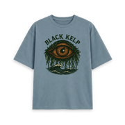 Stone Blue Printed T-shirt Front