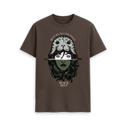 Chocolate Printed T-shirt Front