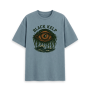 Stone Blue Printed T-shirt Front