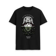 Black Printed T-shirt Front