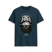 Denim Blue Printed T-shirt Front