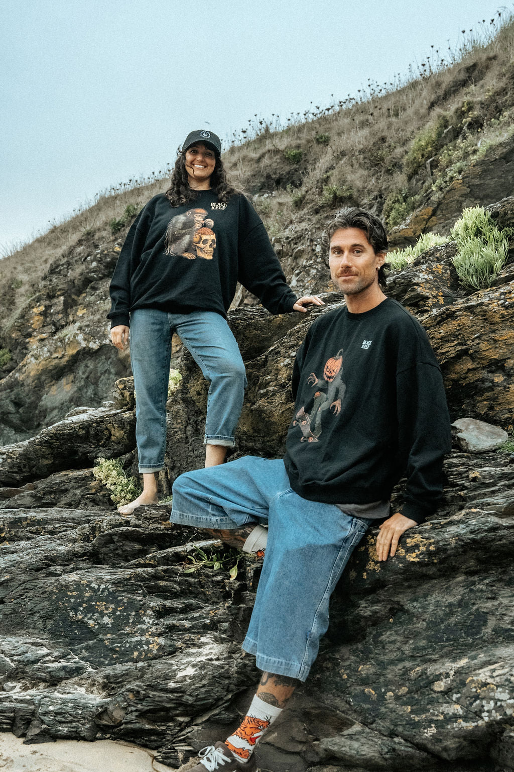 Monkey Brains Organic Oversized Unisex Jumper